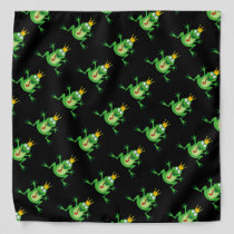 Prince Frog Pattern Bandana