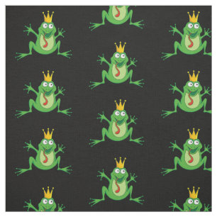 Prince Frog Pattern Fabric