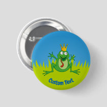 Prince Frog Pinback Button