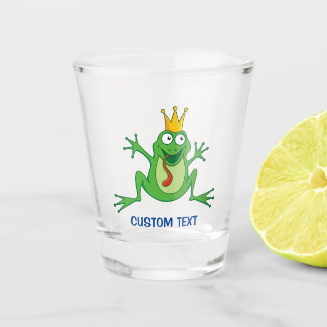 Prince Frog Shot Glass (Front)