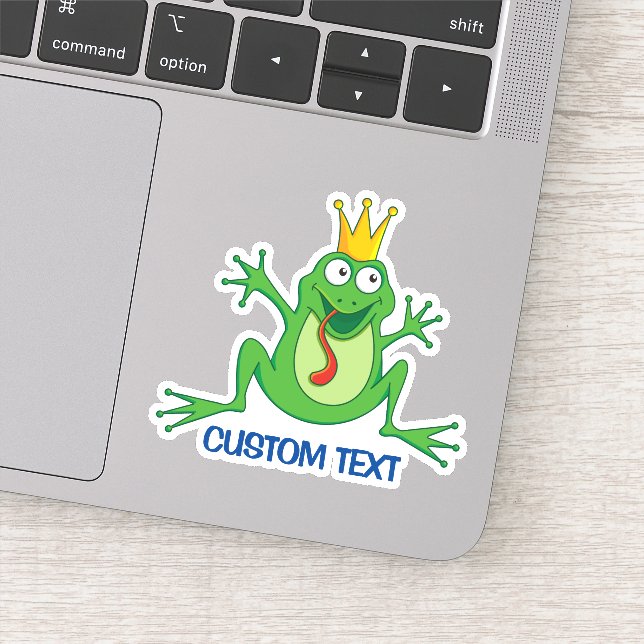 Prince Frog Sticker (Detail)