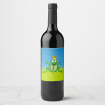 Prince frog wine label