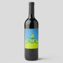 Prince frog wine label