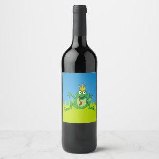 Prince frog wine label