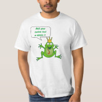 Prince frog with custom text