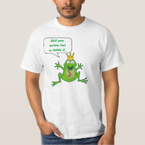 Prince frog with custom text T-Shirt