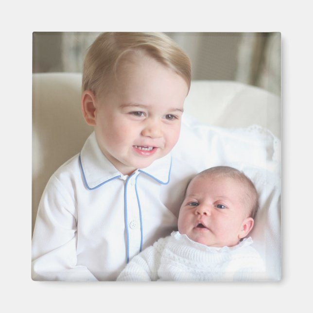 Prince George and Princess Charlotte Magnet (Front)