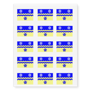 PRINCE GEORGE Flag Temporary Tattoos