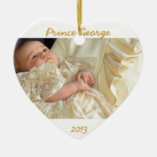 Prince George Heart Ornament