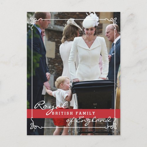 Prince George _ Kate Middleton Royal Family Postcard