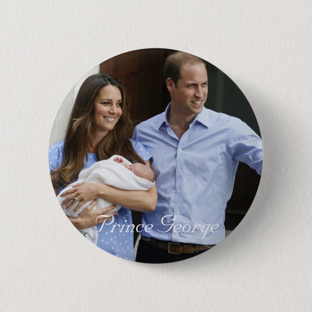 Prince George Pinback Button (Front)