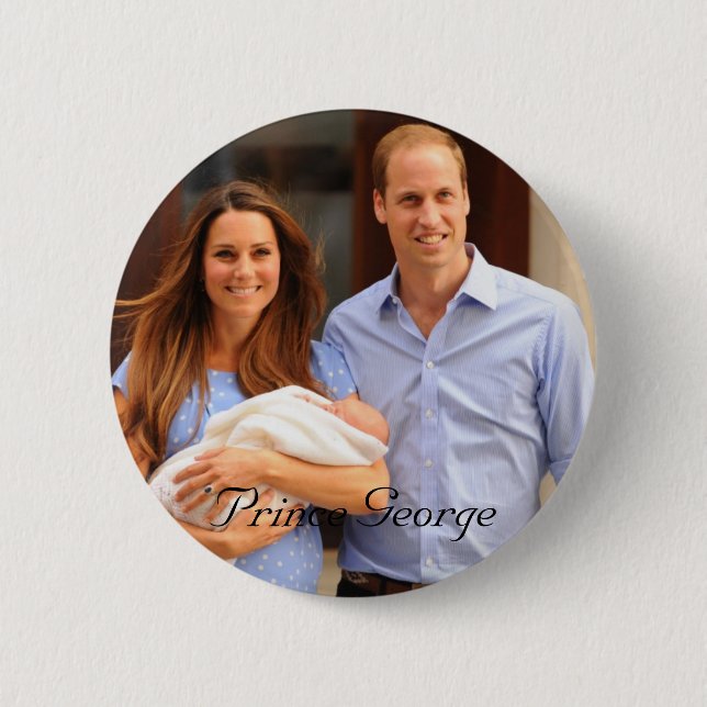 Prince George Pinback Button (Front)