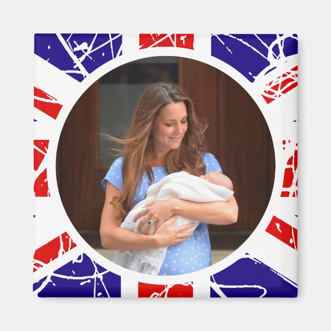 Prince George Royal Baby Magnet (Front)