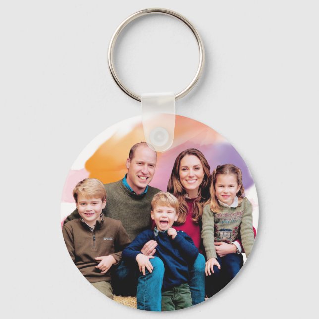 Prince George Royal Family Magnet Keychain (Front)