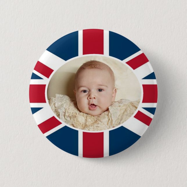 Prince George - William & Kate Button (Front)