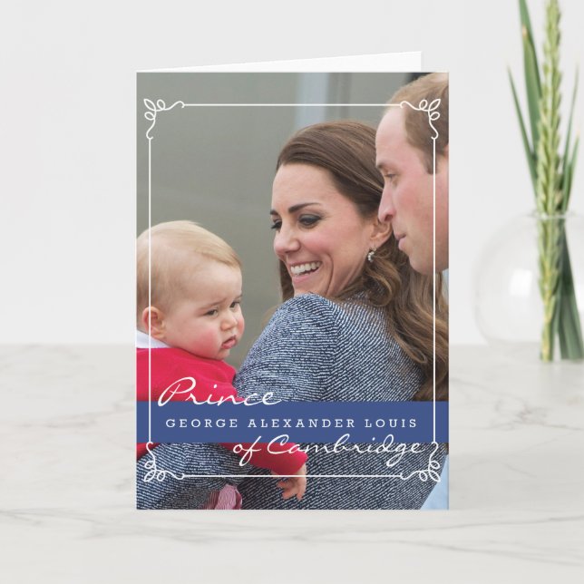 Prince George - William & Kate Card (Front)
