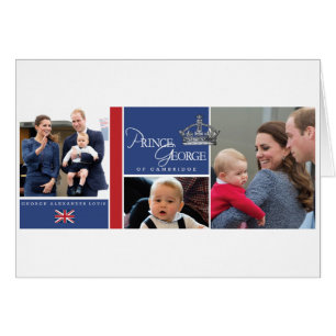 Prince George - William & Kate Cards