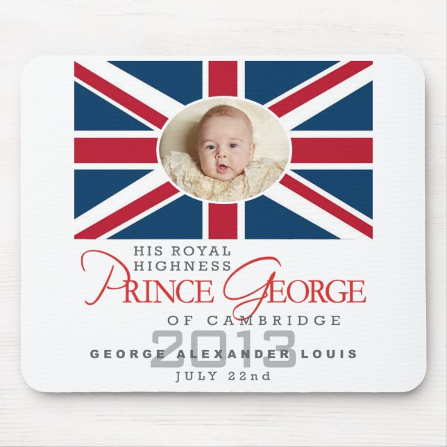 Prince George - William & Kate Mouse Pad (Front)