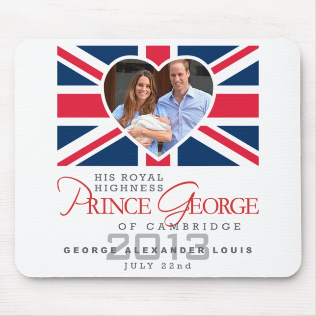 Prince George - William & Kate Mouse Pad (Front)