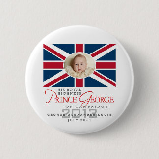 Prince George - William & Kate Pinback Button