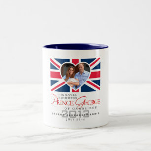Prince George - William & Kate Two-Tone Coffee Mug