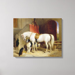 Prince George&#39;s Favourites (oil on canvas) Canvas Print