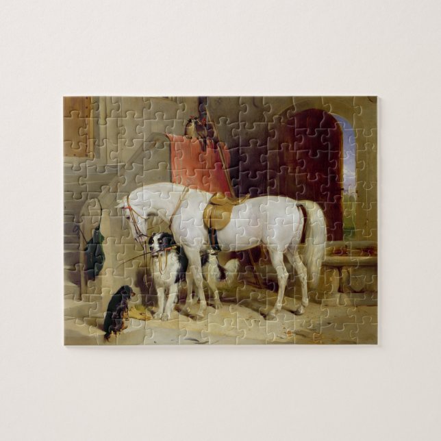 Prince George's Favourites (oil on canvas) Jigsaw Puzzle (Horizontal)