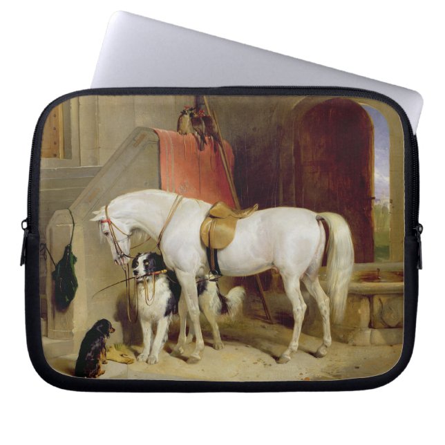 Prince George's Favourites (oil on canvas) Laptop Sleeve (Front)