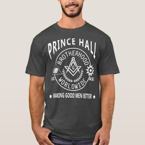 Prince Hall Mason Brotherhood 2B1ASK1 Fathers T_Shirt