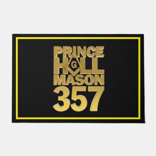 Prince Hall Mason Doormat