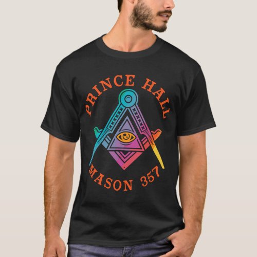 Prince Hall Mason Freemason Masonic Master Freemas T_Shirt