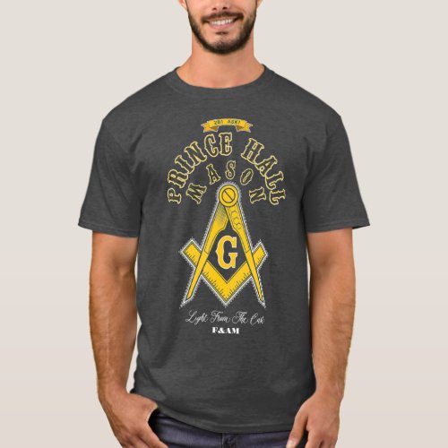 Prince Hall Mason Light From The East FAM Day T_Shirt