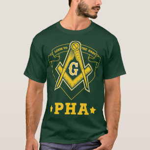 Prince Hall Mason Look To The East PHA Fathers T-Shirt