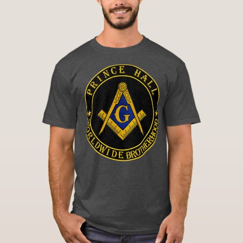 Prince Hall Worldwide Brotherhood  PHA Masonic T_Shirt