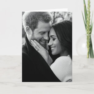 Prince Harry and Meghan Markle Card