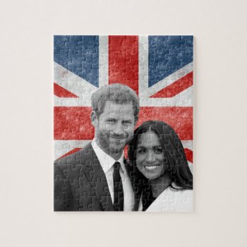 Prince Harry And Meghan Markle Jigsaw Puzzle by Moma_Art_Shop at Zazzle