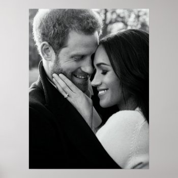 Prince Harry And Meghan Markle Poster by Moma_Art_Shop at Zazzle
