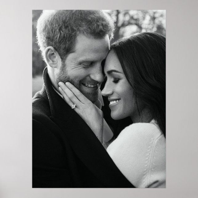 Prince Harry and Meghan Markle Poster (Front)