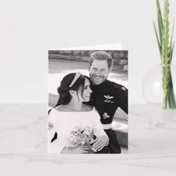 Prince Harry And Meghan Markle Royal Wedding Card by Moma_Art_Shop at Zazzle