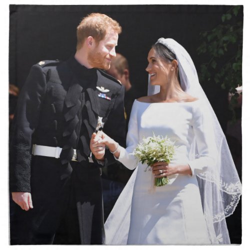 Prince Harry and Meghan Markle Royal Wedding Cloth Napkin