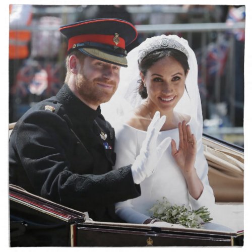 Prince Harry and Meghan Markle Royal Wedding Cloth Napkin