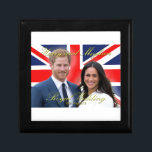 Prince Harry and Meghan Markle Royal Wedding Gift Box<br><div class="desc">HRH Prince Harry and Meghan Markle Royal Wedding at Windsor Castle 19th May 2018. Highly collectible Royal Wedding Souvenir. Professional Photo. Imported from the original camera file to guarantee finest image quality on your products.. 
Copyright © Anwar Hussein 2018 all rights reserved.</div>