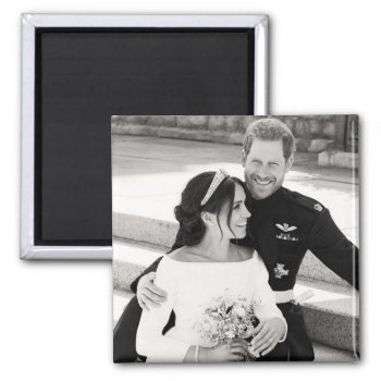 Prince Harry And Meghan Markle Royal Wedding Magnet by Moma_Art_Shop at Zazzle