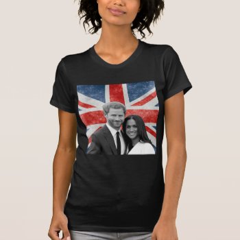 Prince Harry And Meghan Markle T-shirt by Moma_Art_Shop at Zazzle