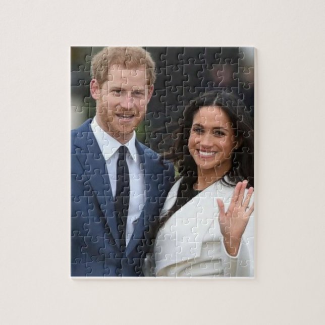 Prince Harry & Meghan Markle announce engagement Jigsaw Puzzle (Vertical)