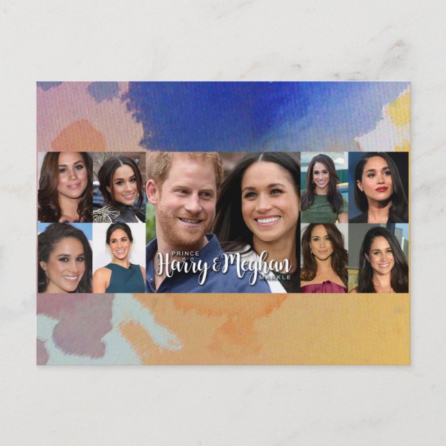 Prince Harry & Meghan Markle Postcard (Front)