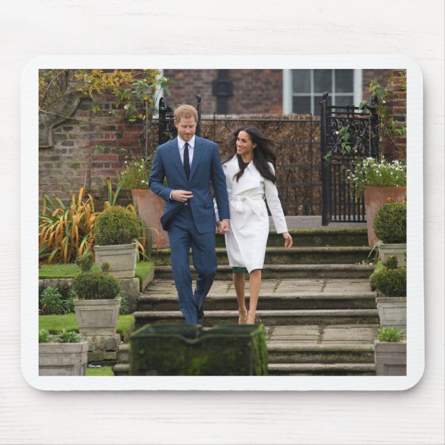 Prince Harry Meghan Markle Royal Wedding Mouse Pad (Front)
