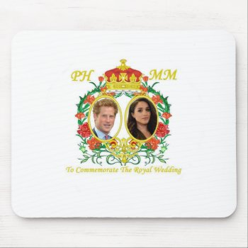 Prince Harry Wedding Crest Mouse Pad by Bubbleprint at Zazzle