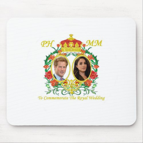 PRINCE HARRY WEDDING CREST MOUSE PAD