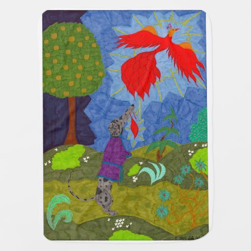 Prince Ivan and the Firebird Swaddle Blanket